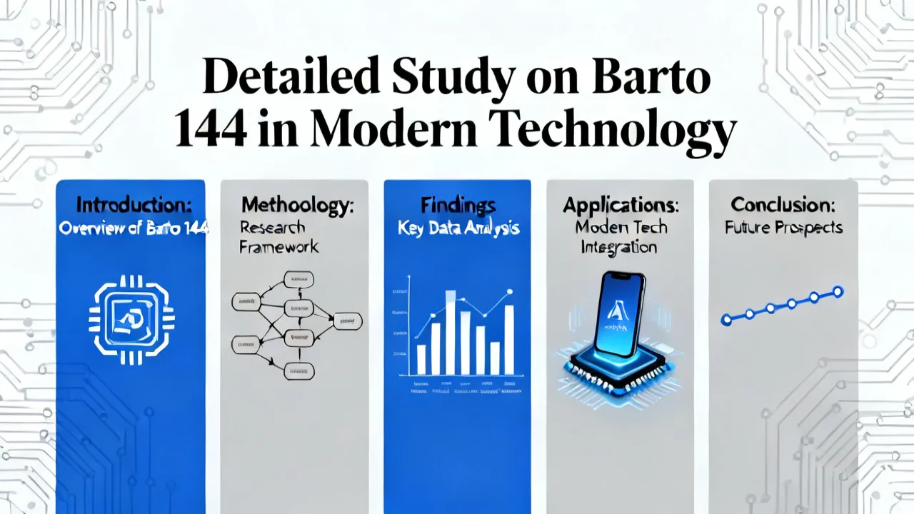 Understanding Barto 144 Applications