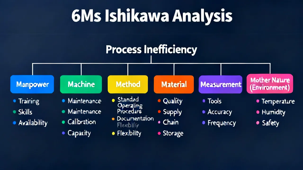 Understanding 6ms Ishikawa Analysis