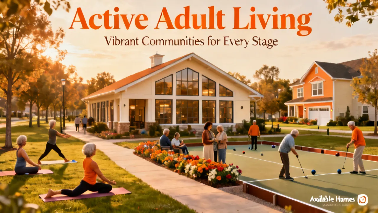 Discovering Active Adult Communities