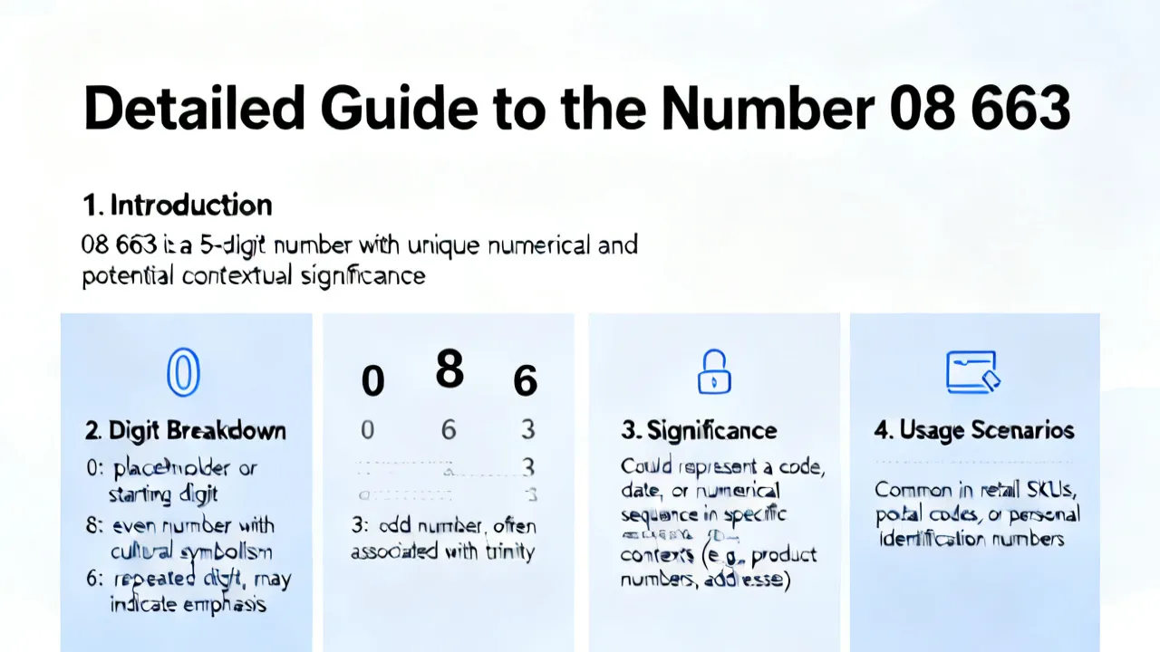 Understanding the Significance of 08 663