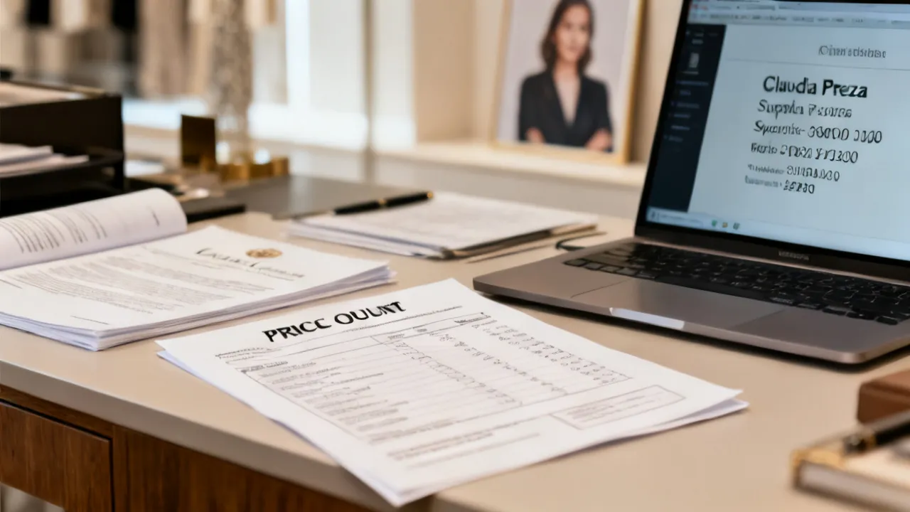 Understanding Claudia Preza: Pricing, Suppliers, and Context