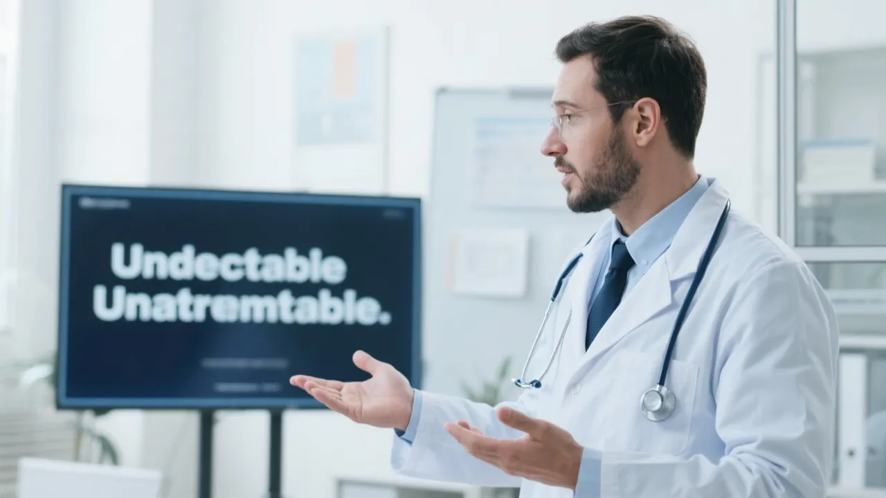 Understanding Undetectable Untransmittable in Healthcare